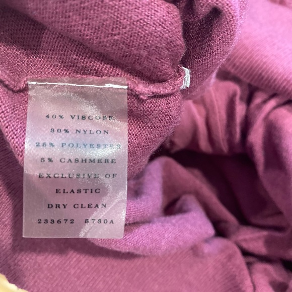 Ann Taylor Crop Pink Purple Cardigan Button down M - Picture 5 of 5